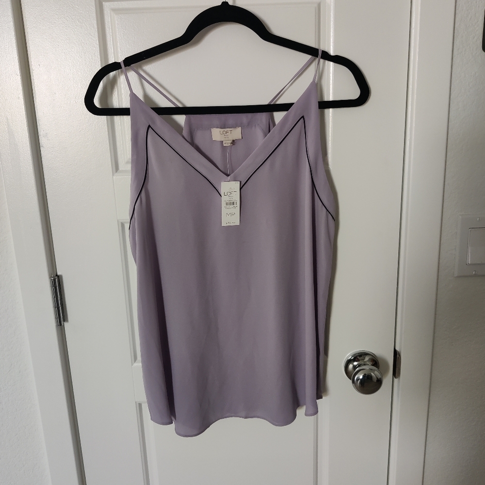 LOFT Outlet Sleeveless Camisole Top - Lavender